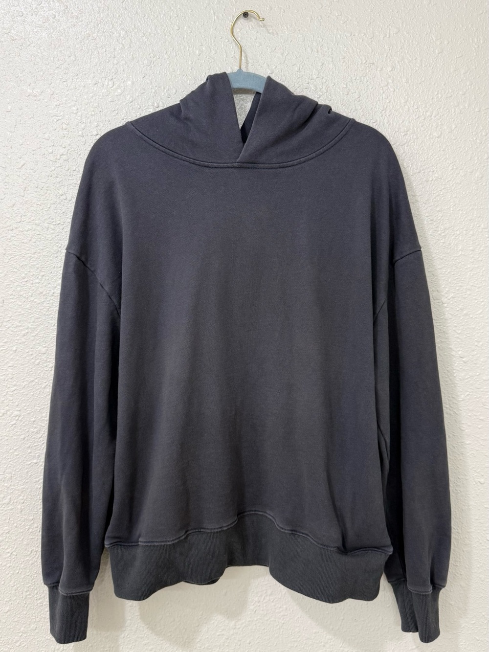 YEEZY Season 6 Core Classic Hoodie Washed Gray Oversized Size M Made USA